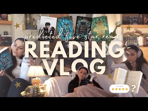 reading FIVE STAR predictions! 🌟 READING VLOG 📖