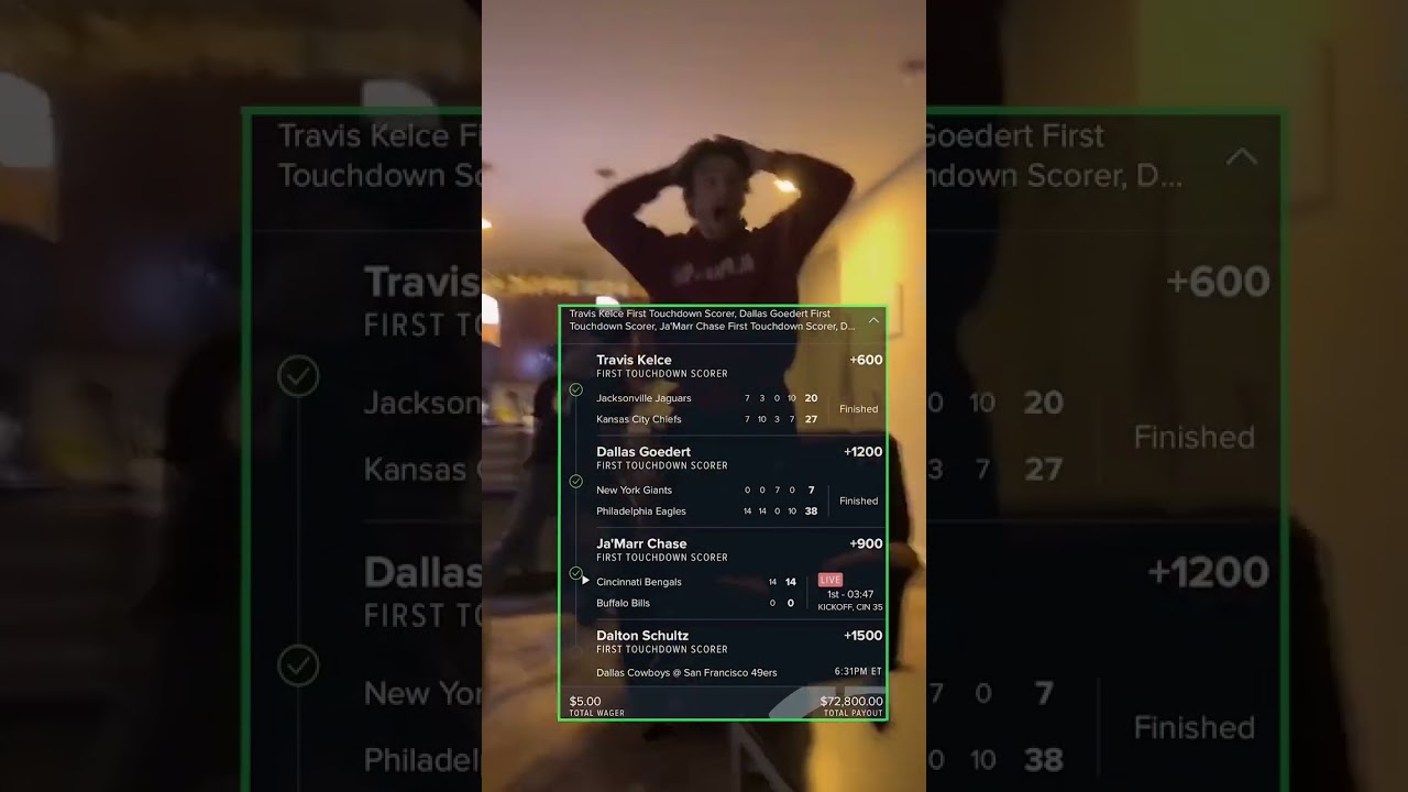 Turned $5 into $72K with a Parlay Win! ๐ค