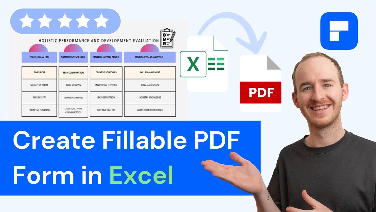 Create Fillable PDF Forms from Excel 📄