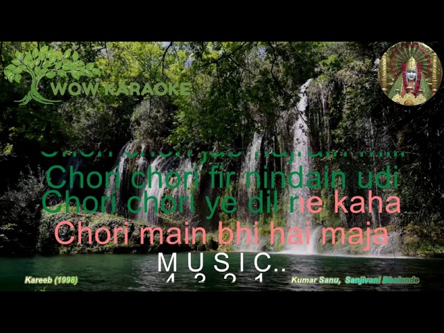 Karaoke: Chori Chori Jab Najrein Mili with Lyrics | HD | Kareeb (1998) π€