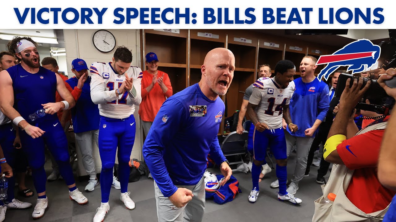 Sean McDermott's Emotional Postgame Speech 🏈