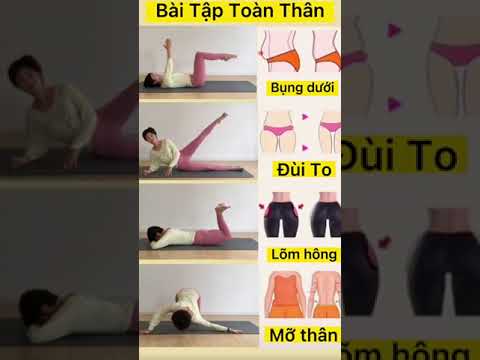 Tips bài tập cho người bụng mỡ, đùi to, mông lép......tipshaykhoedep #reviewlamdep #baitapgiamcan