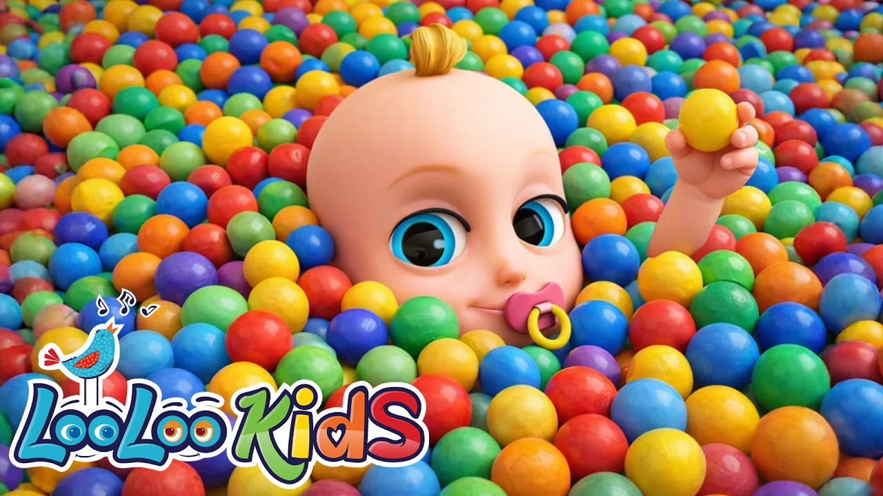 Johny Johny Yes Papa - Learn Colors with Colorful BALLS & Marble Run - Nursery Rhymes & Kids Songs