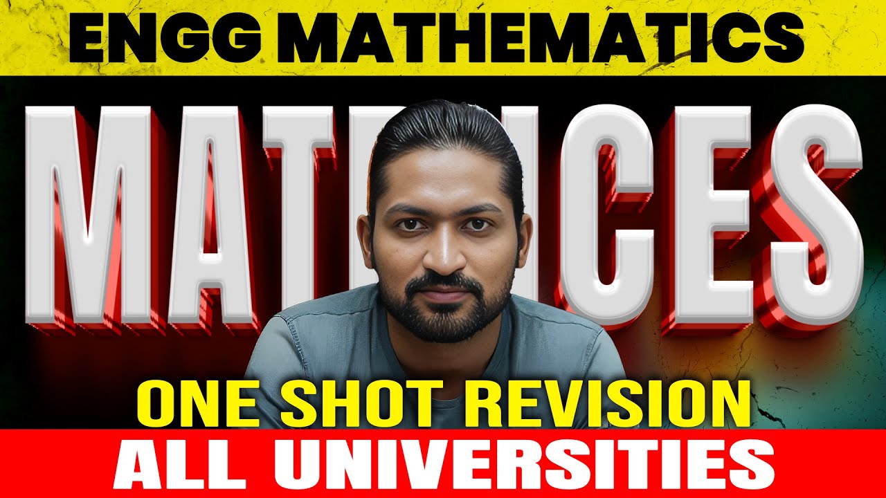 Master Matrices with Ganitank’s Complete Unit 1 Revision – Engineering Math 📚