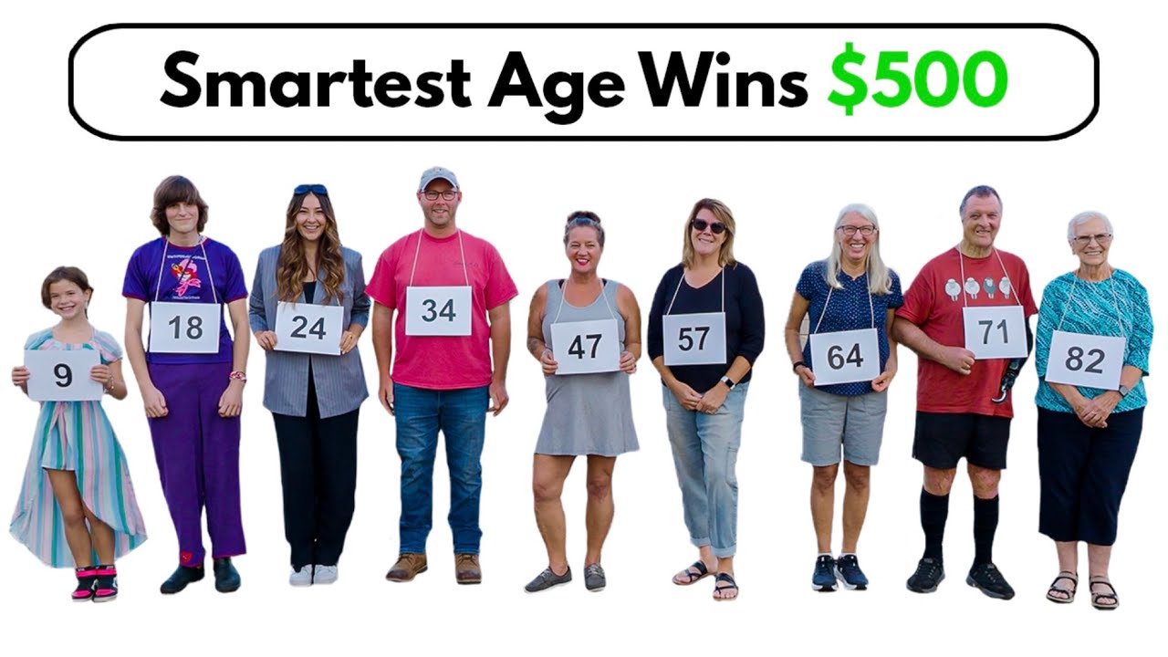 Ages 1 to 90 Challenge: General Knowledge Quiz for All Generations