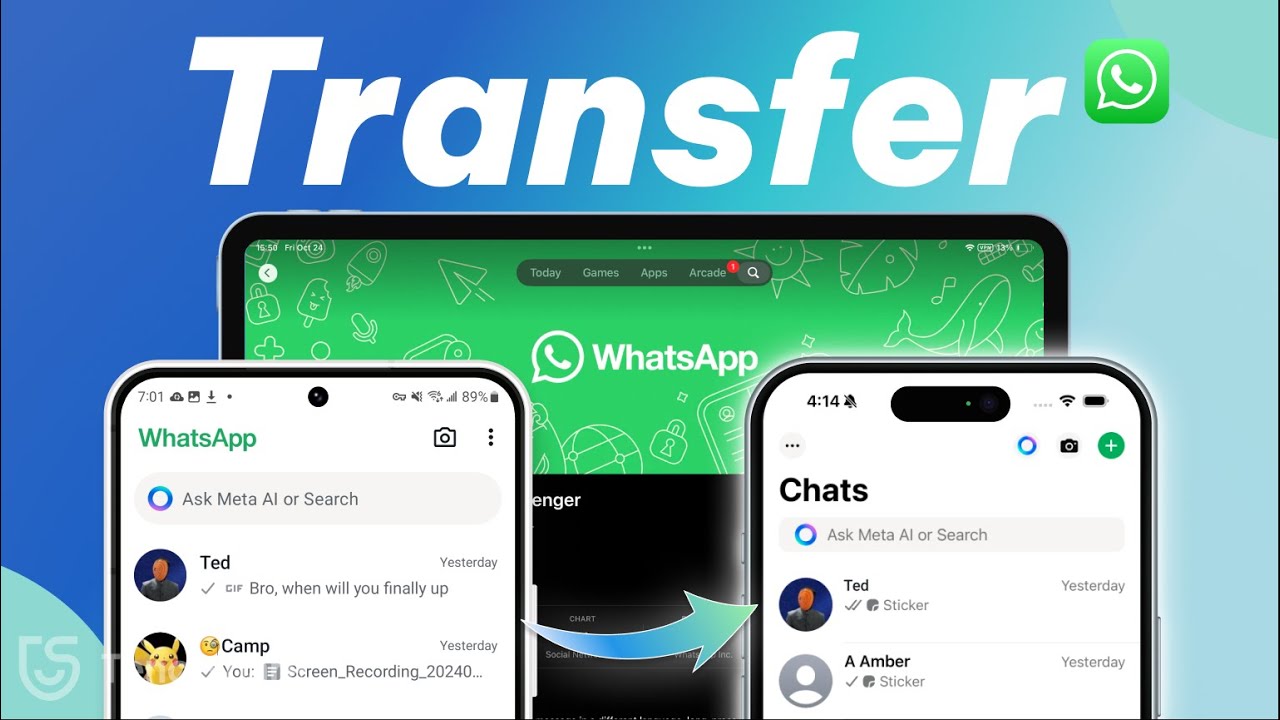 Transfer WhatsApp from Android to iPhone 17 (2025) 📱