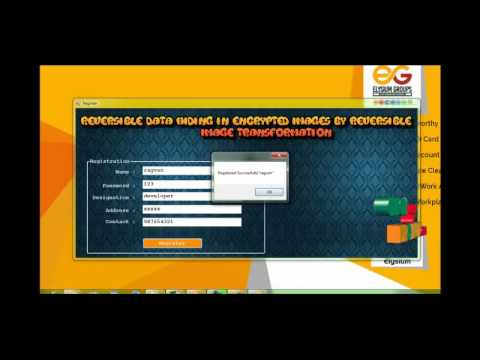 Reversible Data Hiding in Encrypted Images Reversible | Final Year Projects 2016 - 2017