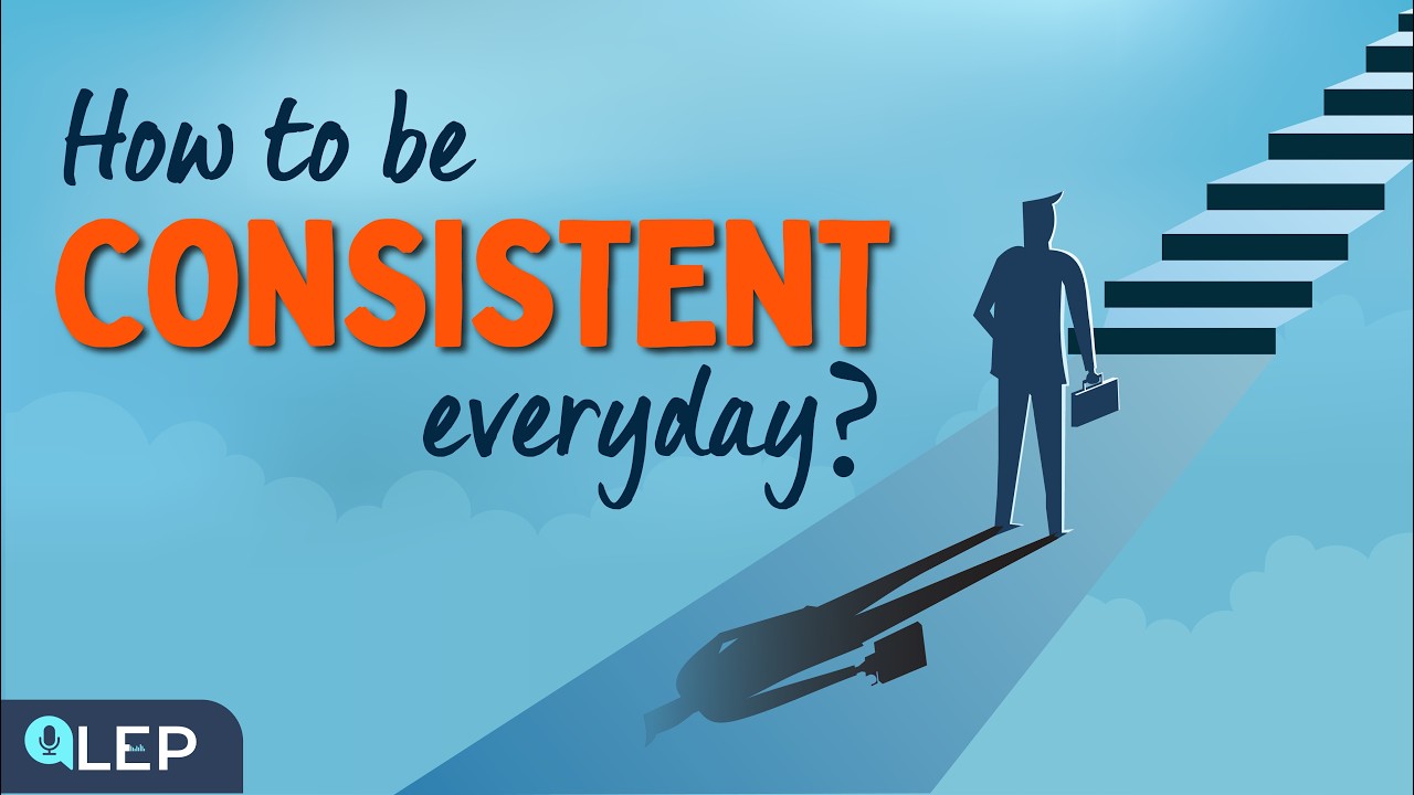 Slow English Podcast for Shadowing | How to be consistent everyday? | Learn English Podcast