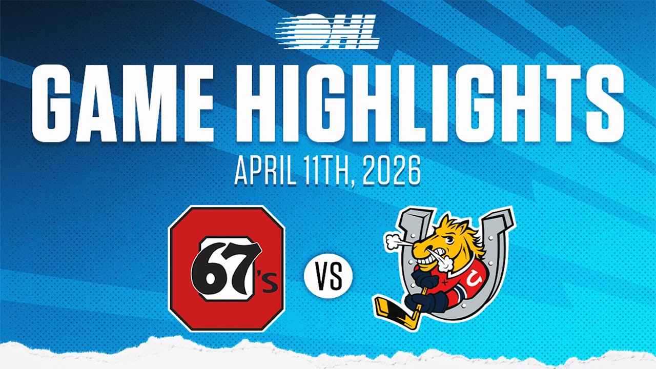 OHL Highlights: Ottawa 67's vs Barrie Colts, Apr 11 🏒