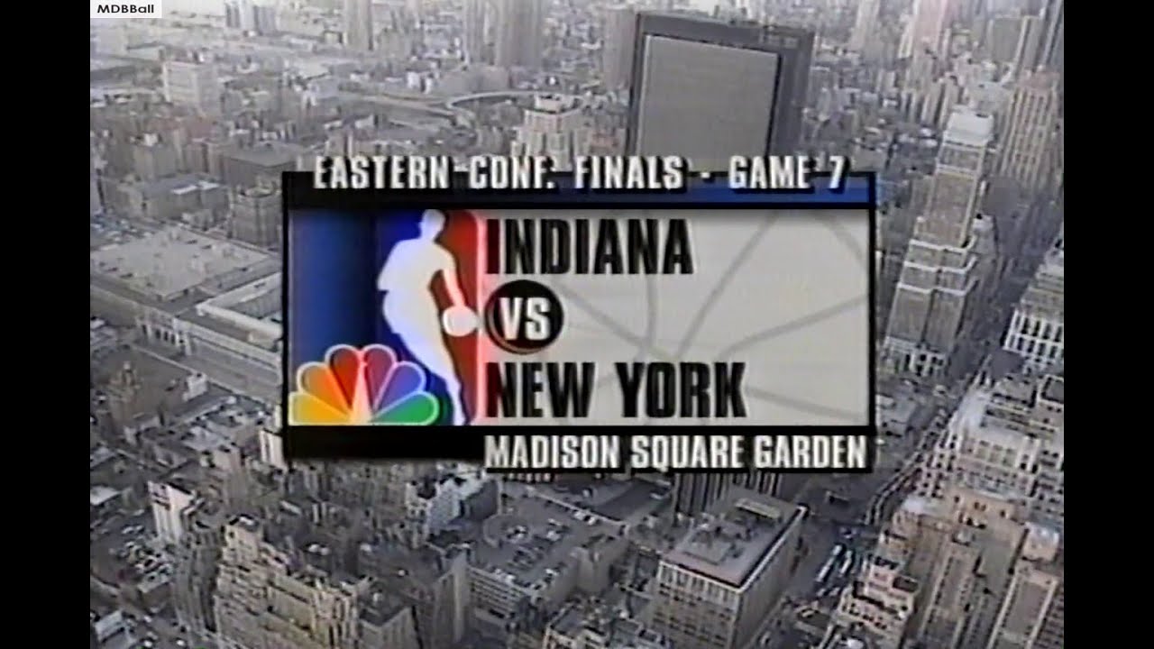 NBA On NBC - Pacers @ Knicks 1994 ECF Deciding Game 7 Highlights