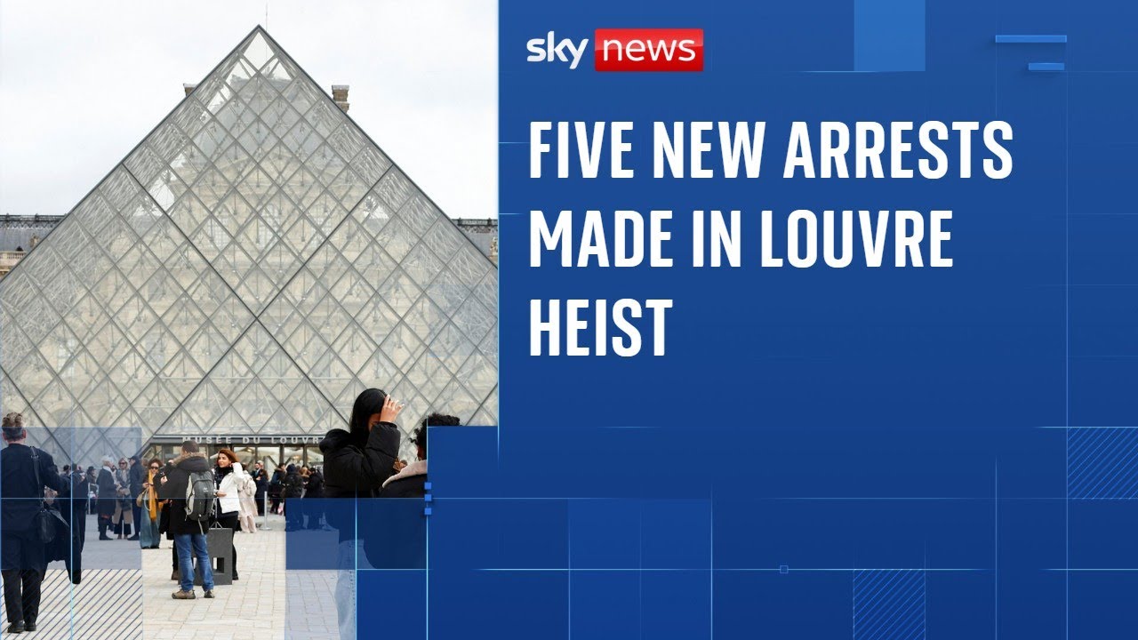 Five new arrests in Louvre heist investigation