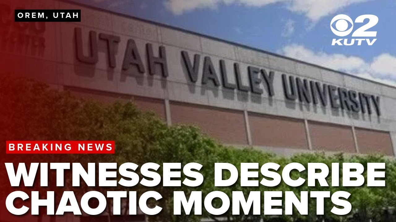 Witness Describes Charlie Kirk Shooting at UVU 🏫