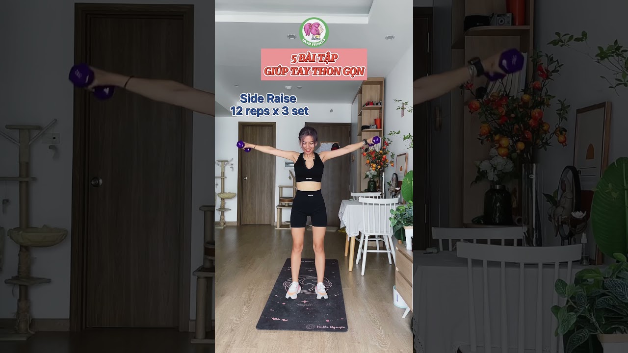 5 Bài Tập Tại Nhà Giúp Tăng Cơ Tay Thon Gọn Hiệu Quả 💪