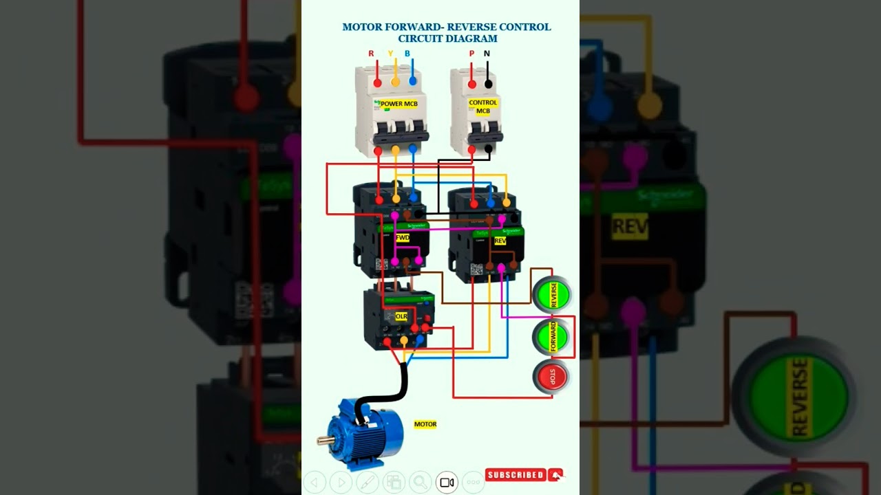 Motor Forward-Reverse Control Circuit π