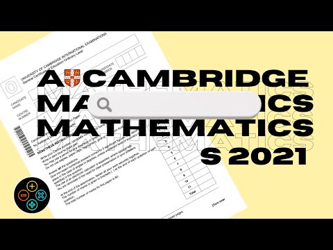 A Level Pure Mathematics P1 May June 2021 Paper 12 9709/12