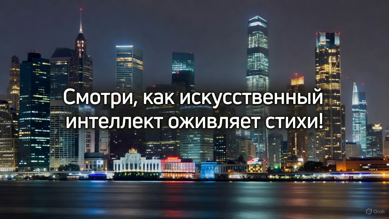 Искусственный интеллект оживляет поэзию 🎶