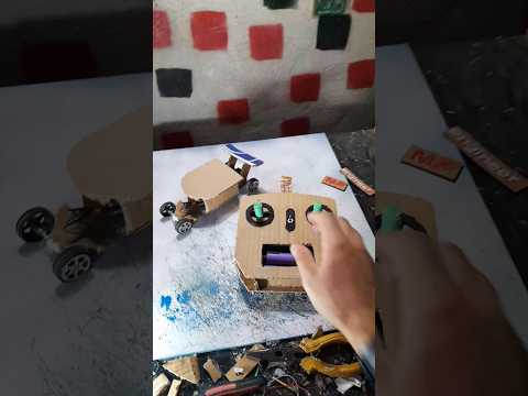 tutorial make rc mini car with cardboard  very easy #rccar