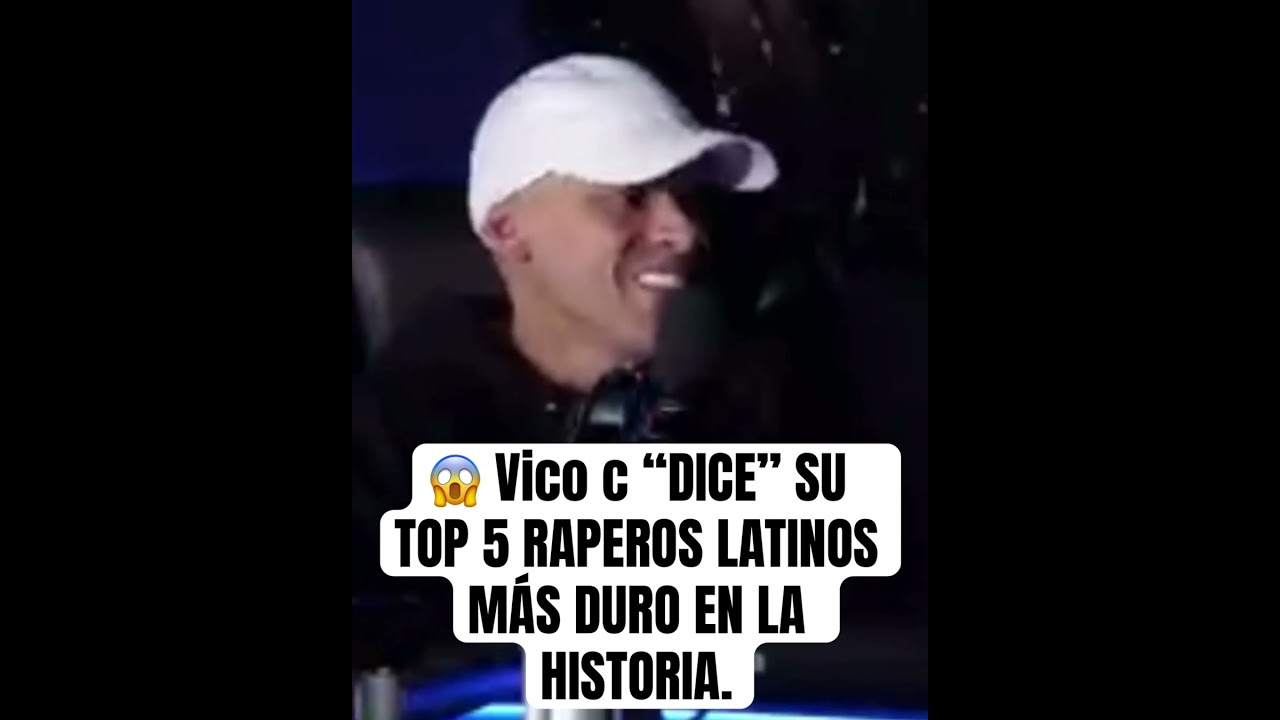 VICO C's Top 5 Favorite Latin Rappers 🎤