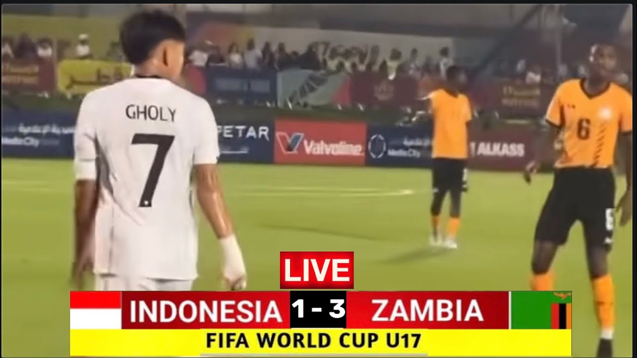 Live Coverage: FIFA U17 World Cup Group H - Indonesia vs Zambia