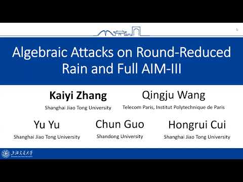 Symmetric-Key Cryptanalysis 2 (Asiacrypt 2023)