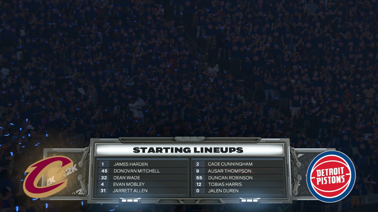 NBA 2K26: Cavs vs Pistons Round 2 Game 5 🏀