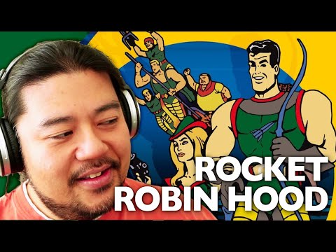 Forgotten TV Shows Rocket Robin Hood cartoon - Mega Jay Retro Review