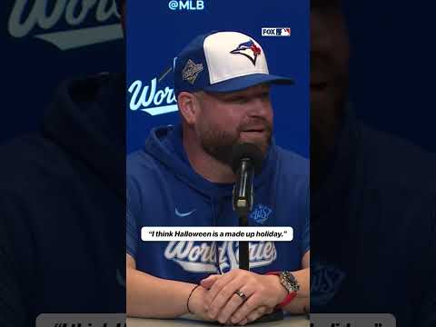 John Schneider not a Halloween guy ๐ #halloween #bluejays #johnschneider
