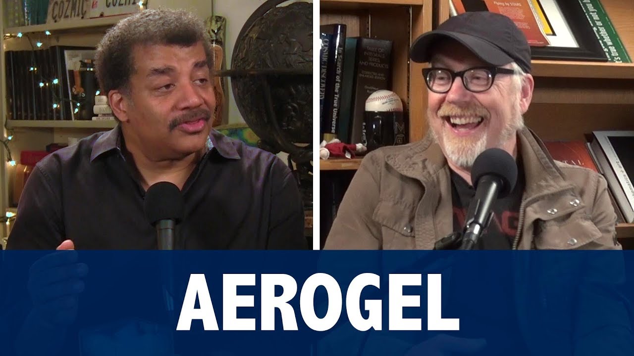Adam Savage Amazed by Neil deGrasse Tyson's Aerogel π