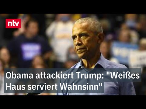 Obama attackiert Trump überraschend deutlich - "Weißes Haus serviert Wahnsinn"