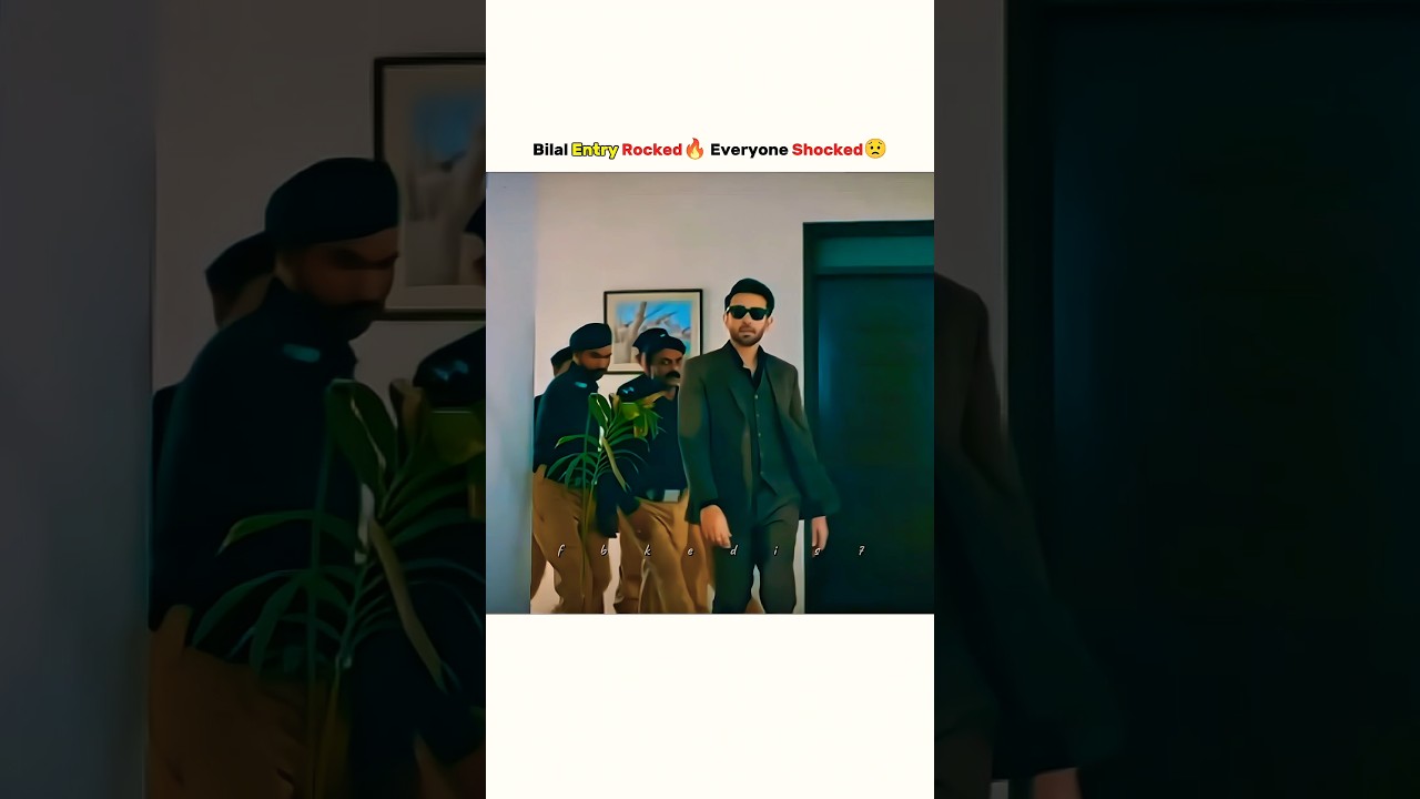 Bilal's Entry in Naqaab Teaser 😲