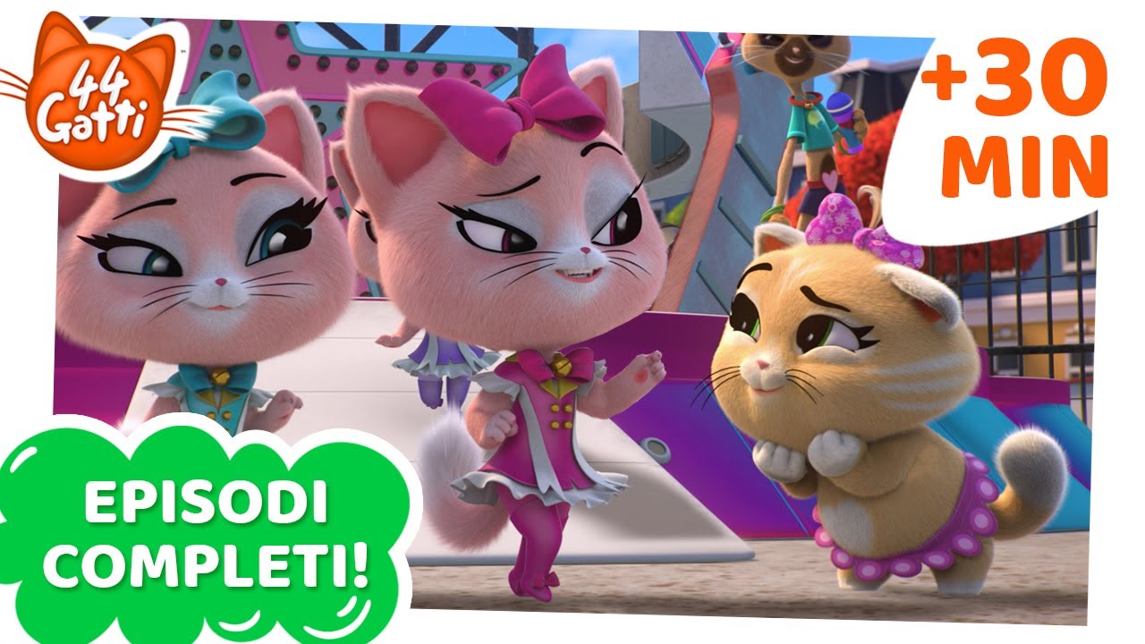44 Gatti | +30 MINUTI | Tutti gli episodi con le Pinky Paws