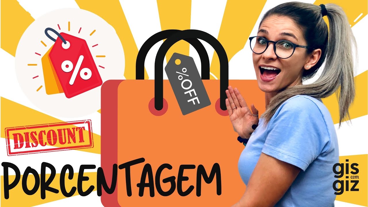 Cálculo de Porcentagem com Prof. Gis - Matemática Básica