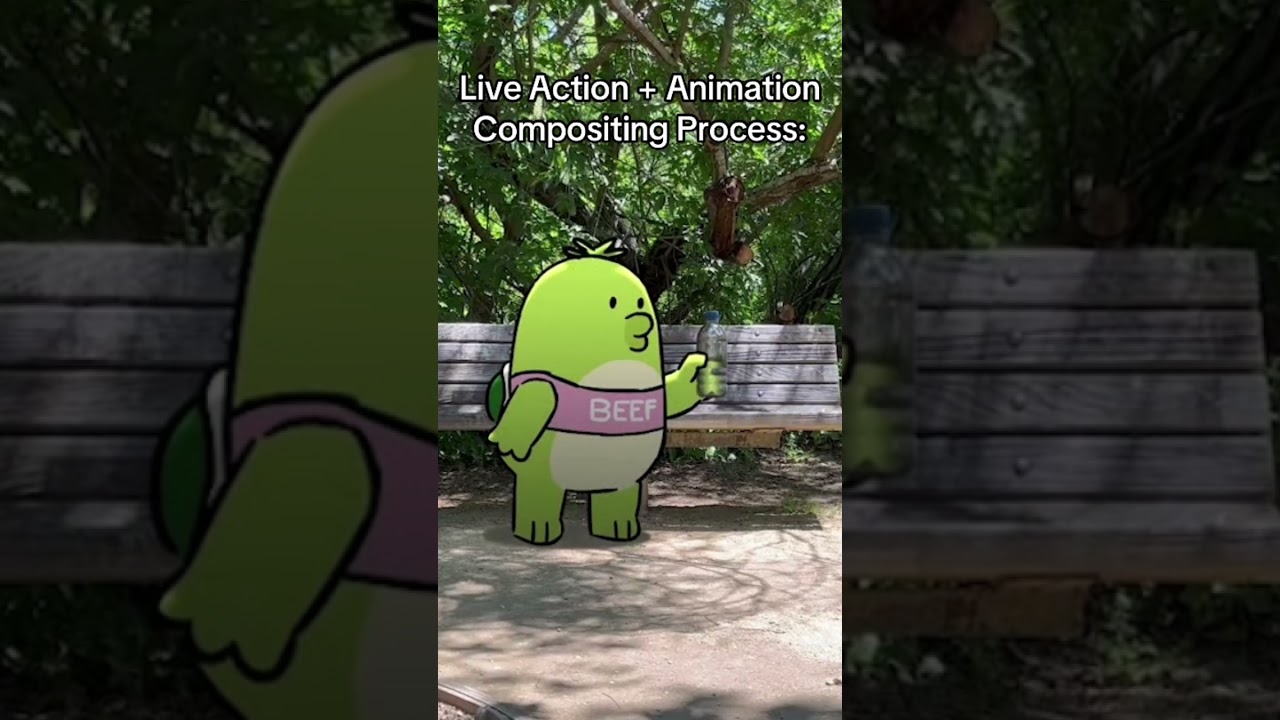 Blending Live Action & 2D Animation π¨