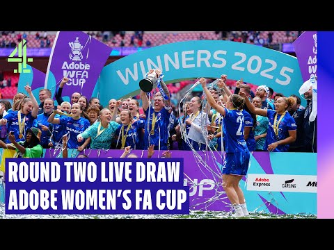 Round Two Adobe Women’s FA Cup Draw | Channel 4 Sport Live