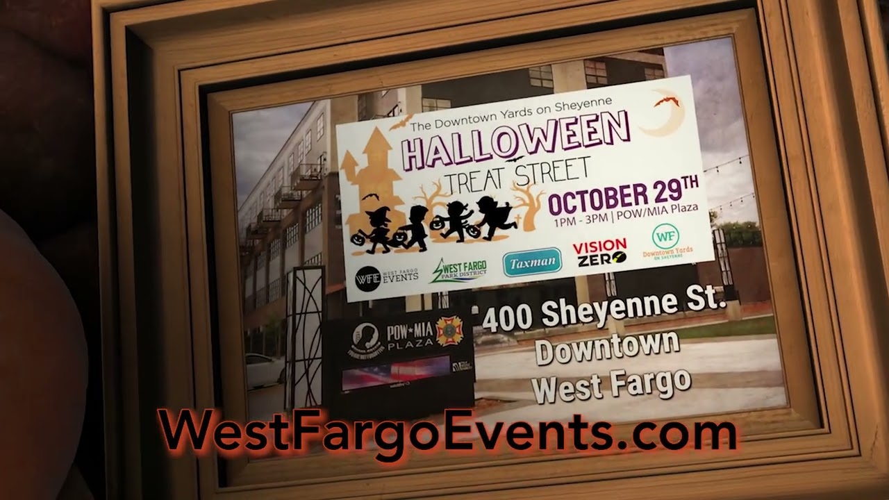 Halloween Treat Street Event - October 29, 1-3 PM at POW/MIA Plaza, West Fargo