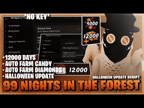 99 Unlock 99 Nights in The Forest: Halloween Update, Reach 12,000 Days & More! 🎃