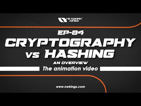 [EP04] Cryptography vs Hashing - An overview | Cybersecurity Animated Series | Network kings