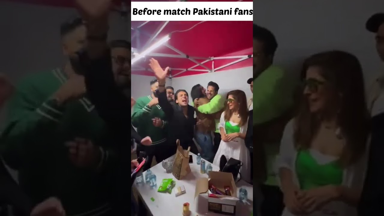 Pakistani Fans' Reactions to India vs Pakistan Match 🇵🇰🏏