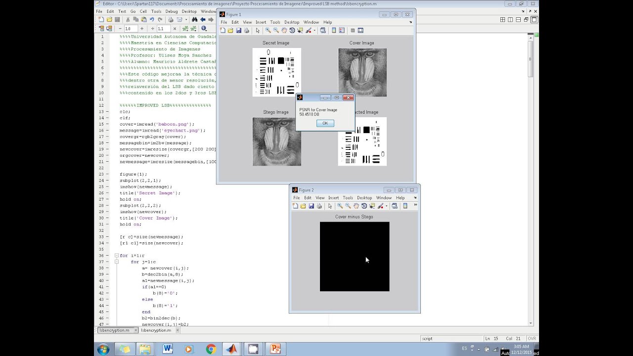Implementación de una Mejorada Esteganografía en Imágenes usando Inversión en el LSB