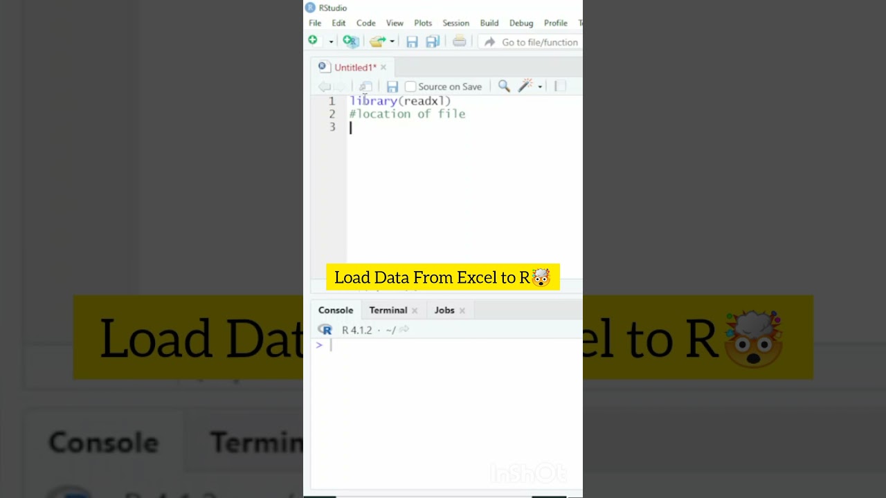 Import Excel Data to RStudio π