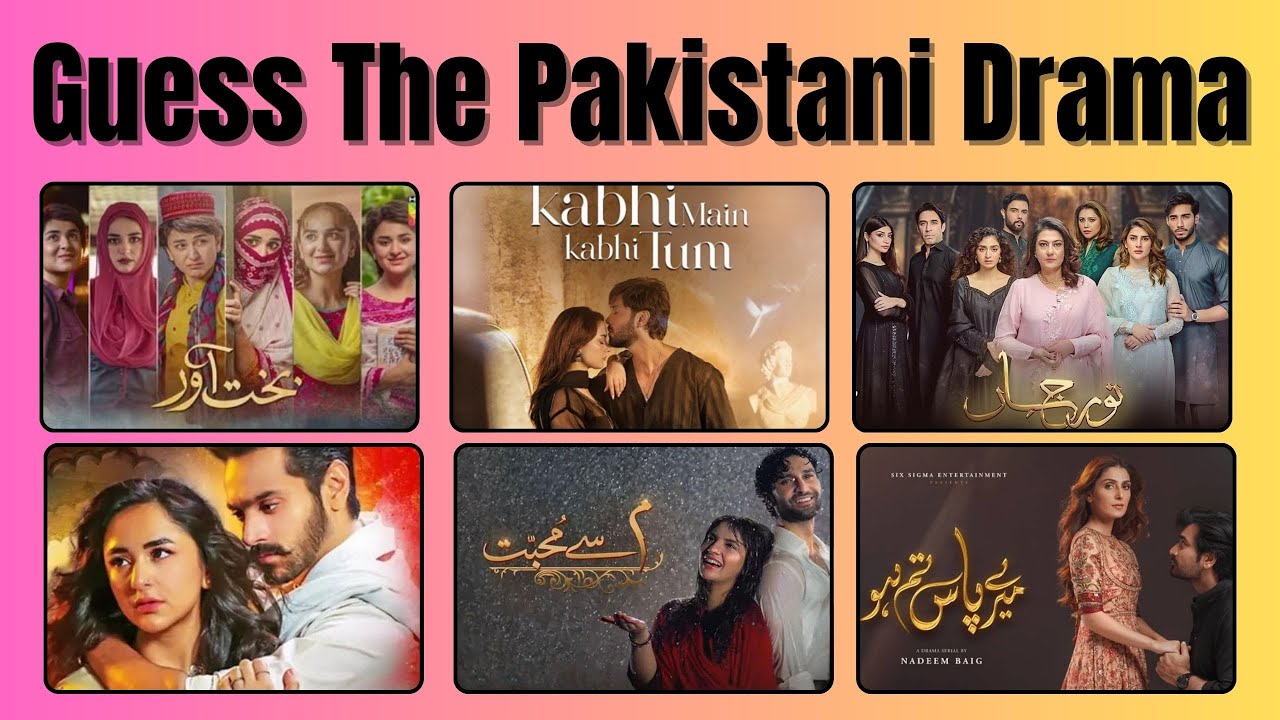 Can You Guess These Popular Pakistani Dramas? 🎬 | Funquestic Quiz