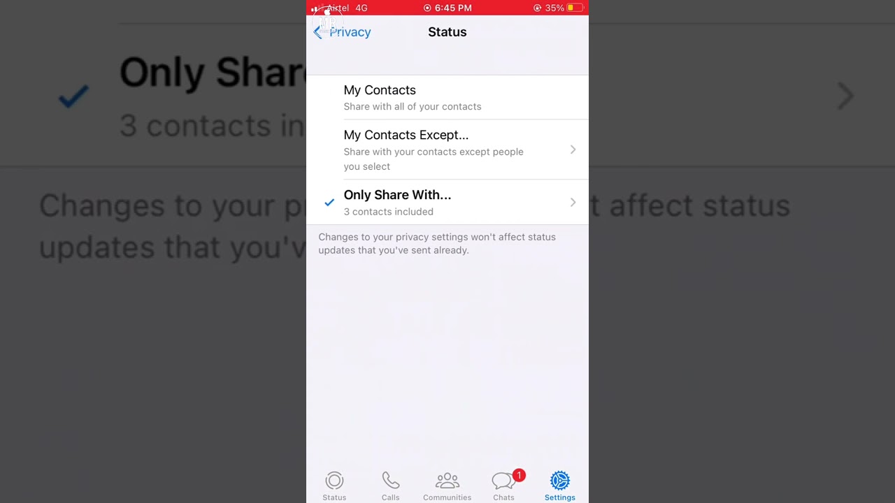 Fix WhatsApp Status Not Showing on iPhone 📱