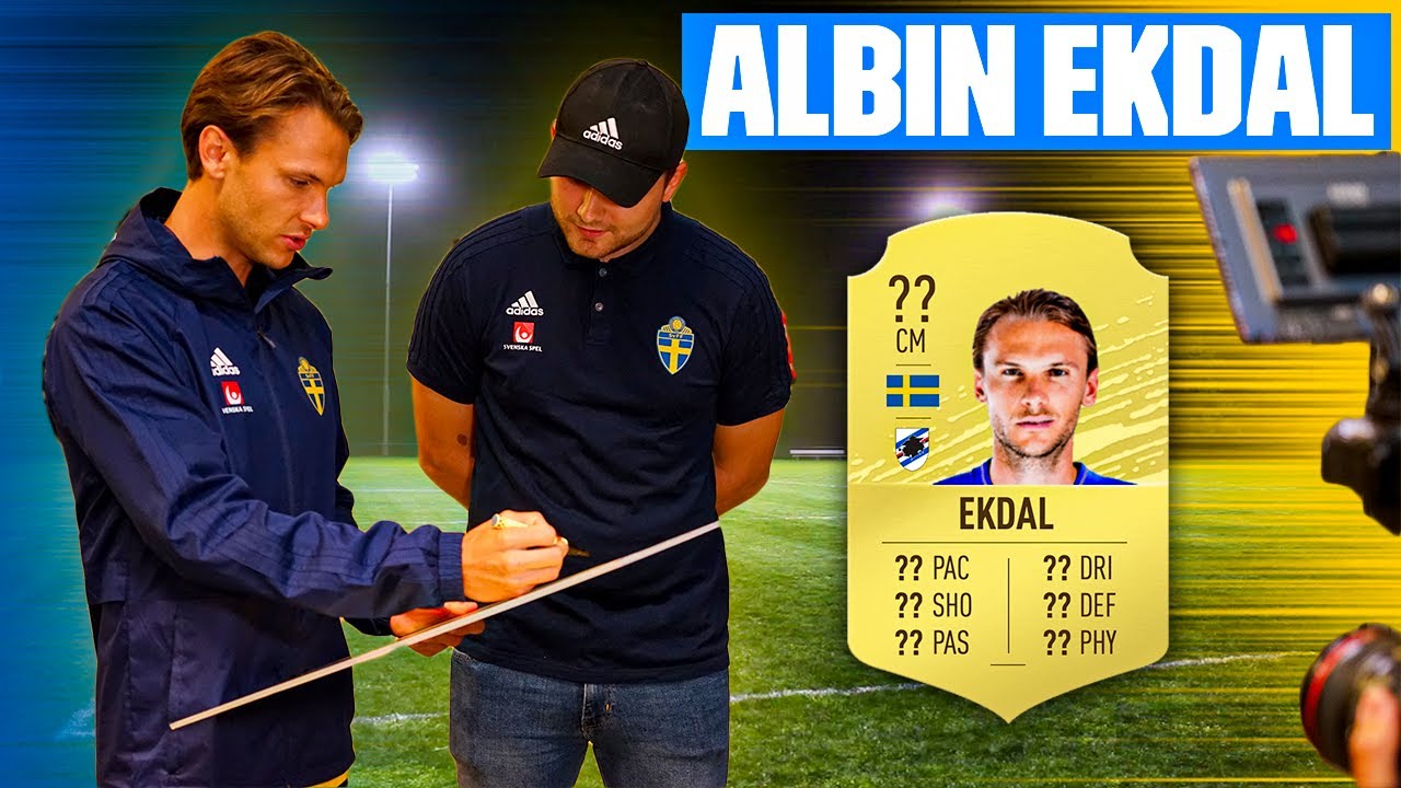 Albin Ekdal Gissar Betyg på Sitt FIFA 20 Kort 🎮