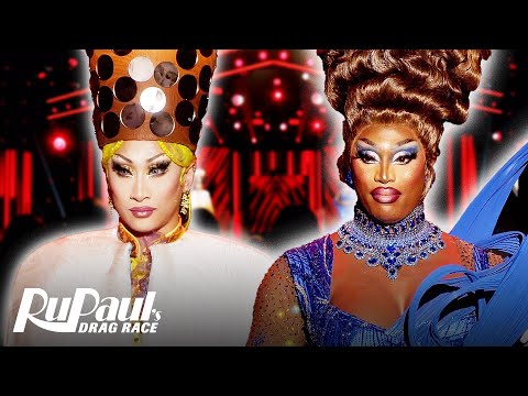 Nymphia Wind & Sapphira CristĂĄlâs Lip Sync For The Crown đ RuPaulâs Drag Race