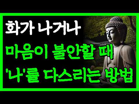 화가 나거나 불안할 때 마음을 쉽게 다스리는 방법 I 불안과 분노를 잠재우는 법 I 자면서 듣는 부처님 명언 4시간 I 인간관계 I 오디오북 I 삶의 지혜