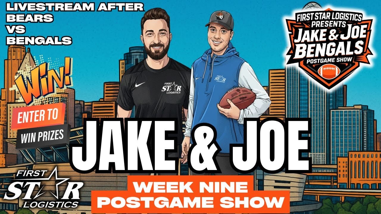 Jake & Joe Bengals Postgame Show: Highlights from Bengals vs. Bears Week 9 π