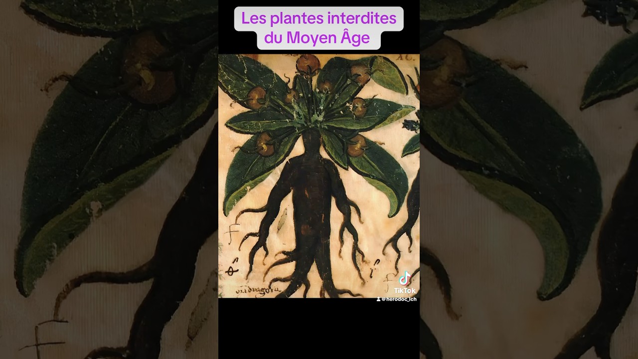 🌿 Les plantes interdites du Moyen Âge : Mandragore & Belladone