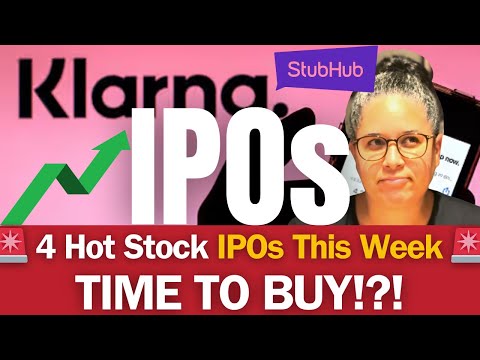 🚨 4 Hot IPO Stocks Coming This Week 🚨 Klarna, StubHub, Gemini & Black Rock Coffee! Should You Buy?