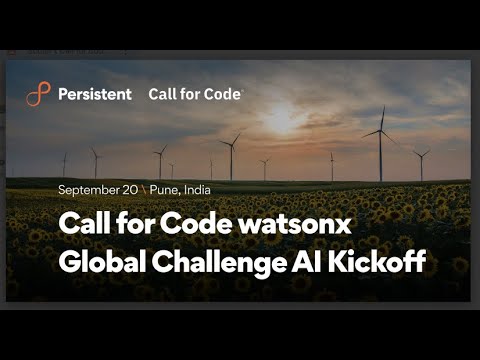 Call for Code 2023 | Persistent Systems | IBM | Highlights.