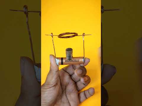 Make a Simple Electric Motor for School Project! #dcmotor #shorts #diyprojects